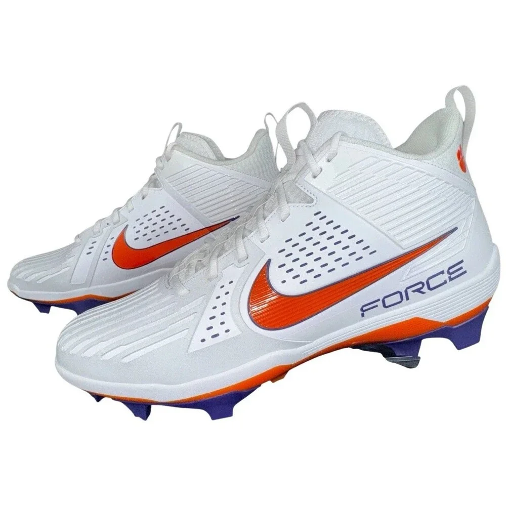 Nike Force Savage Pro 3 Football Cleats Mens Size 16 Clemson Tigers Sneakers New